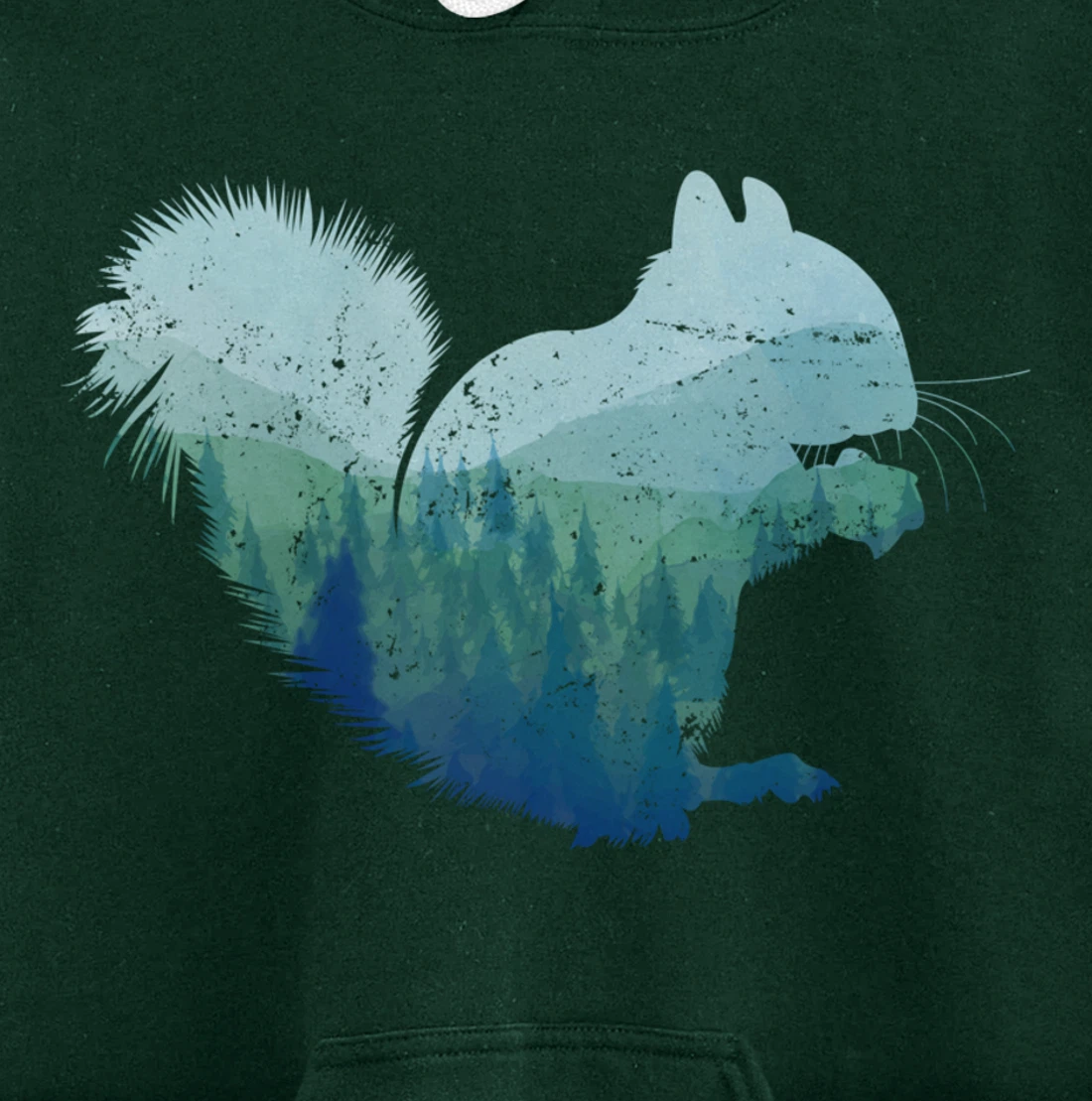 Forest Squirrel Pullover Hoodie