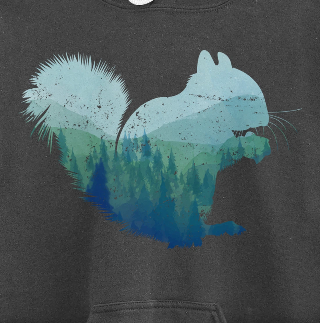 Forest Squirrel Pullover Hoodie