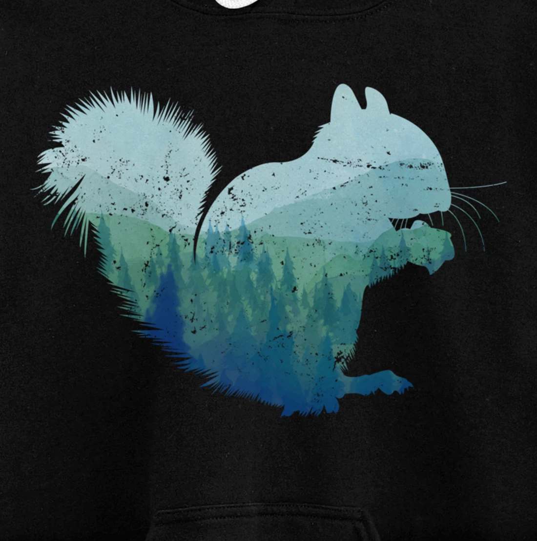 Forest Squirrel Pullover Hoodie