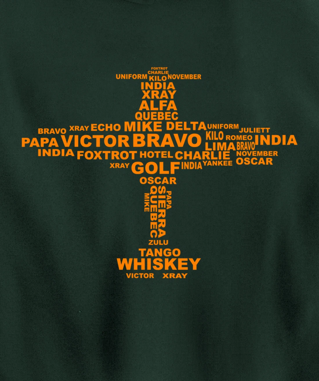 Full Phonetic Alphabet | Cute Plane Letters Gift Pullover Hoodie