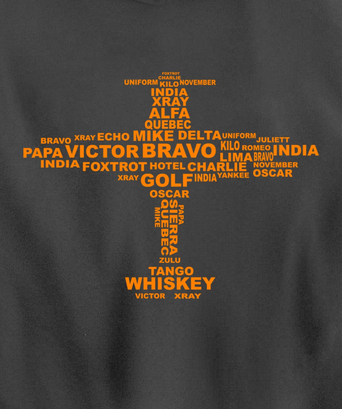 Full Phonetic Alphabet | Cute Plane Letters Gift Pullover Hoodie