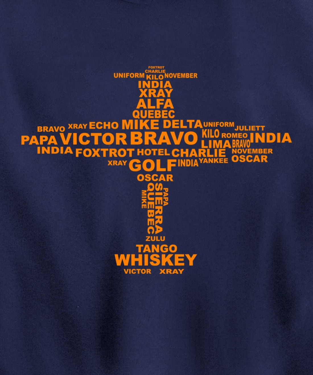 Full Phonetic Alphabet | Cute Plane Letters Gift Pullover Hoodie