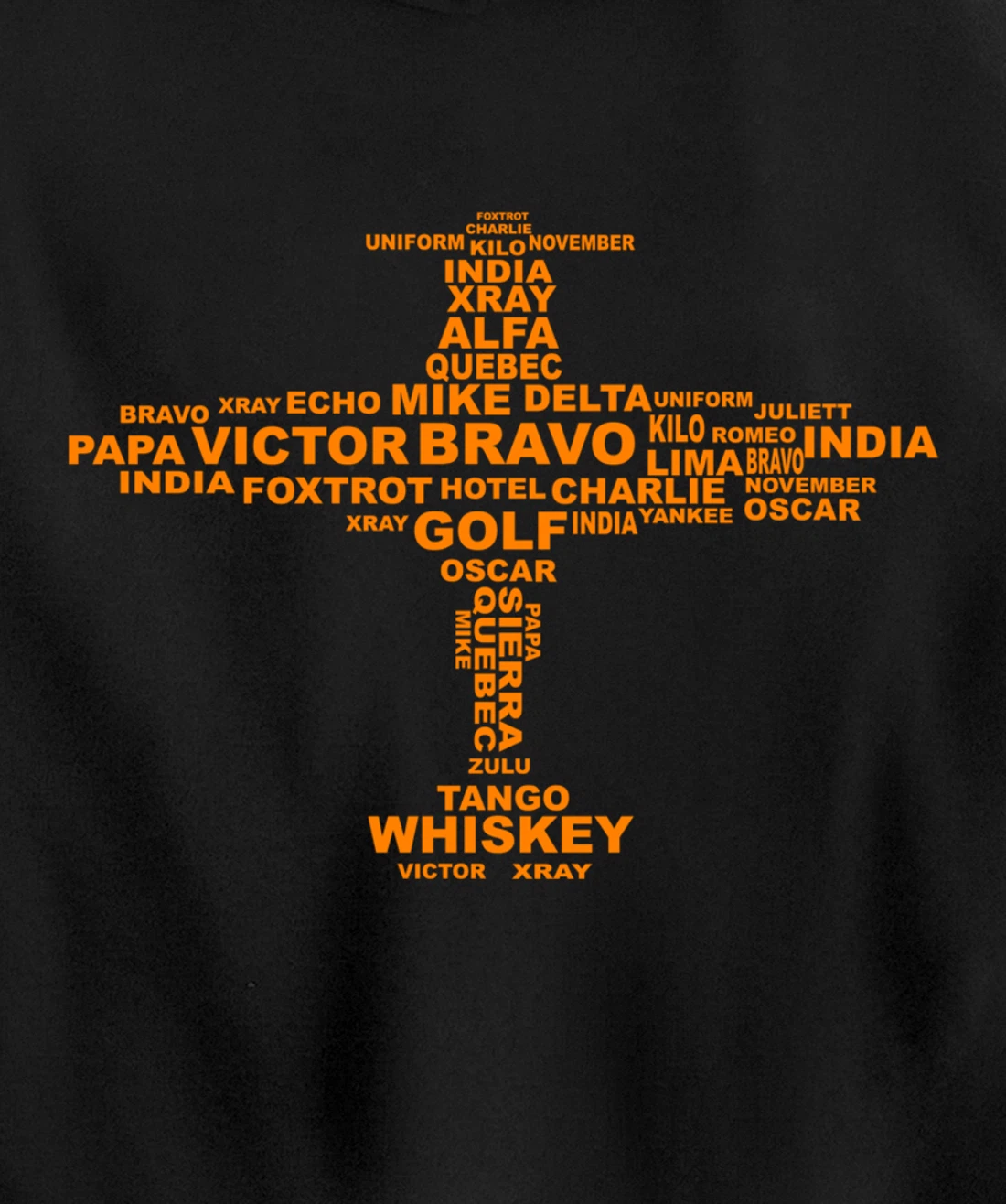 Full Phonetic Alphabet | Cute Plane Letters Gift Pullover Hoodie