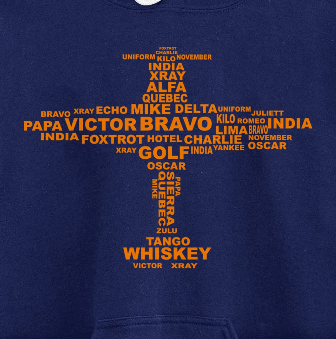 Full Phonetic Alphabet | Cute Plane Letters Gift Pullover Hoodie