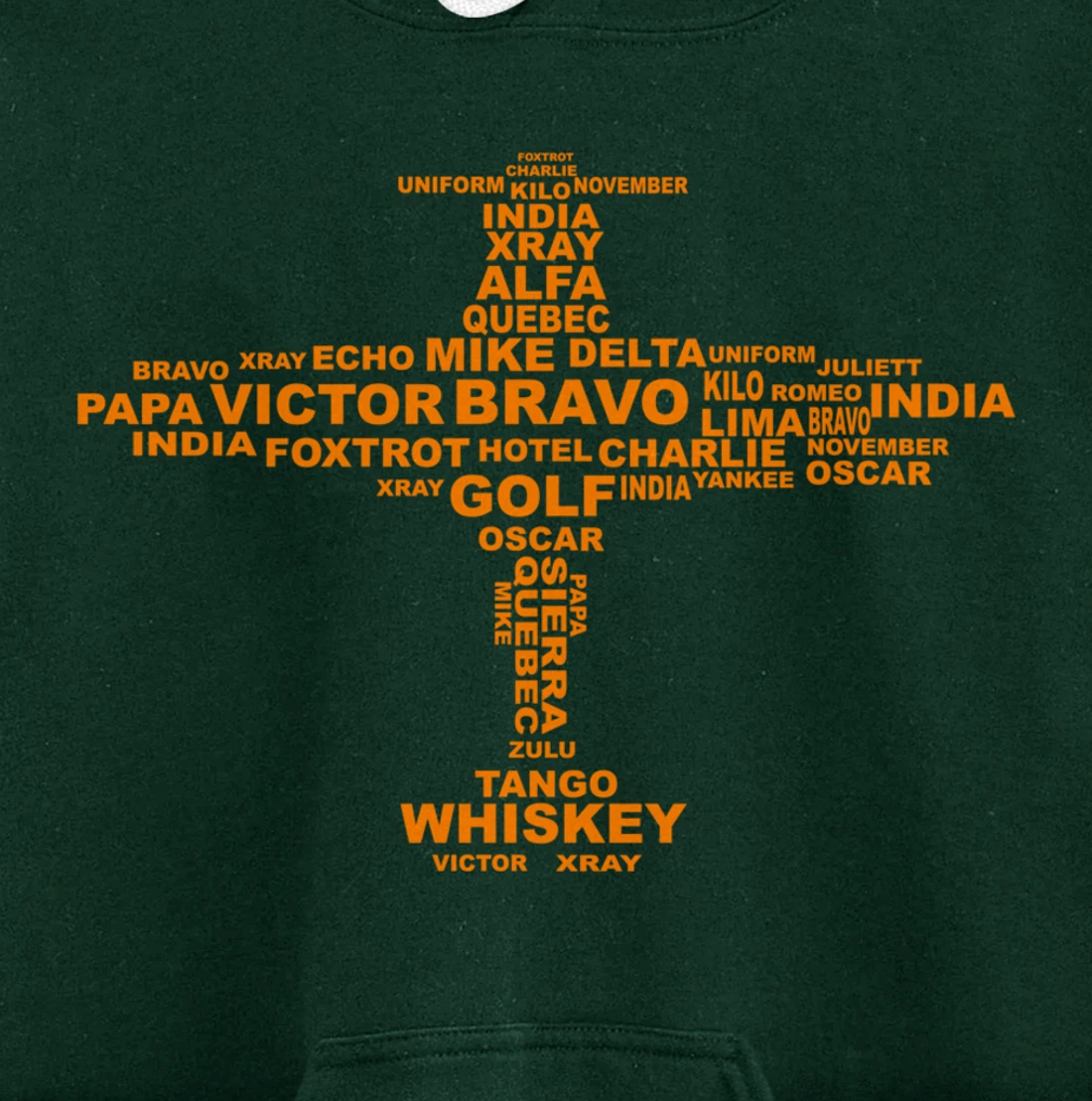 Full Phonetic Alphabet | Cute Plane Letters Gift Pullover Hoodie