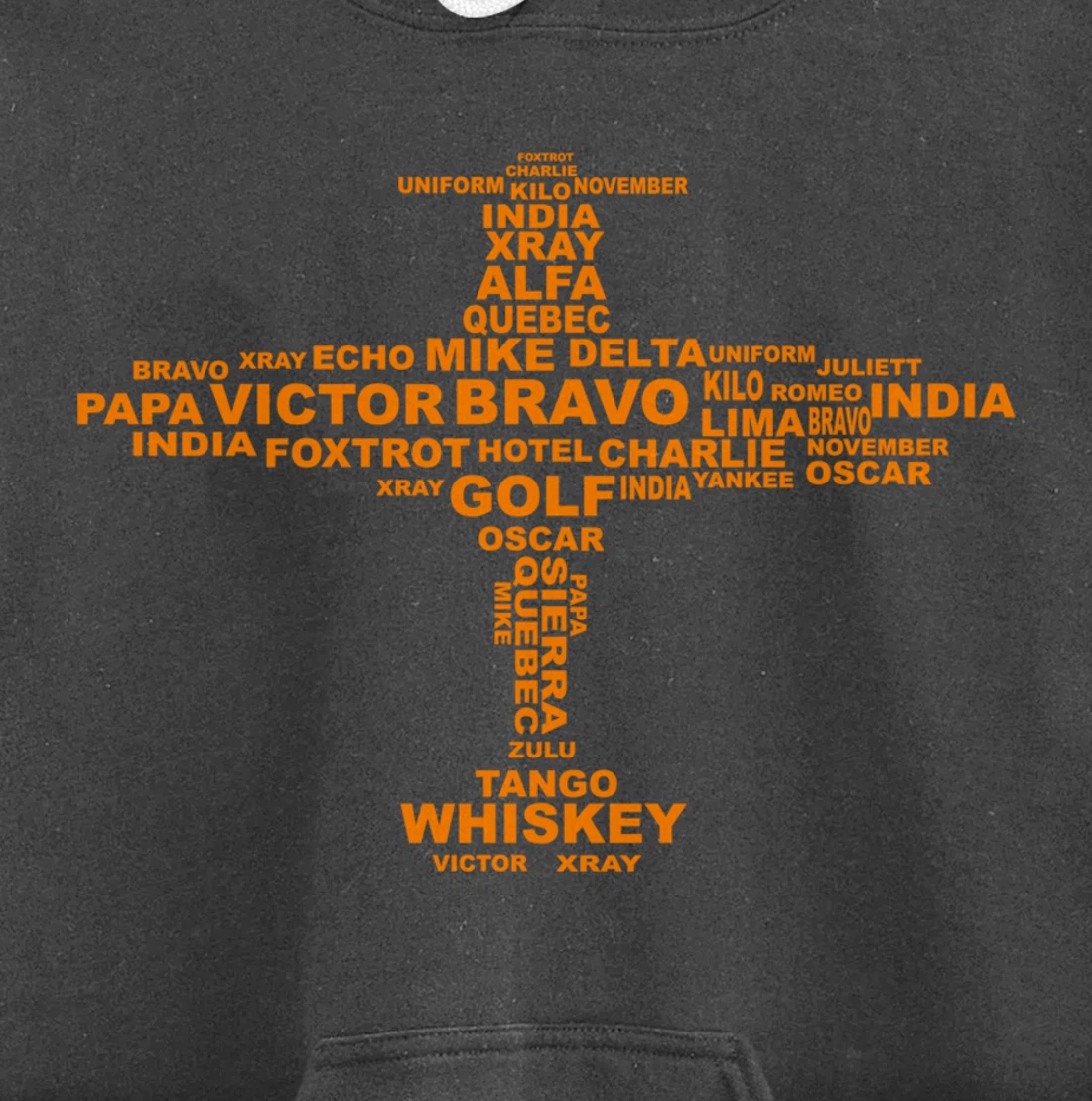 Full Phonetic Alphabet | Cute Plane Letters Gift Pullover Hoodie