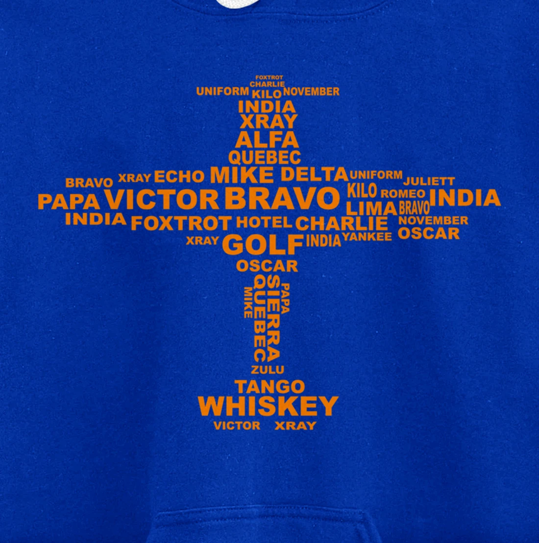 Full Phonetic Alphabet | Cute Plane Letters Gift Pullover Hoodie