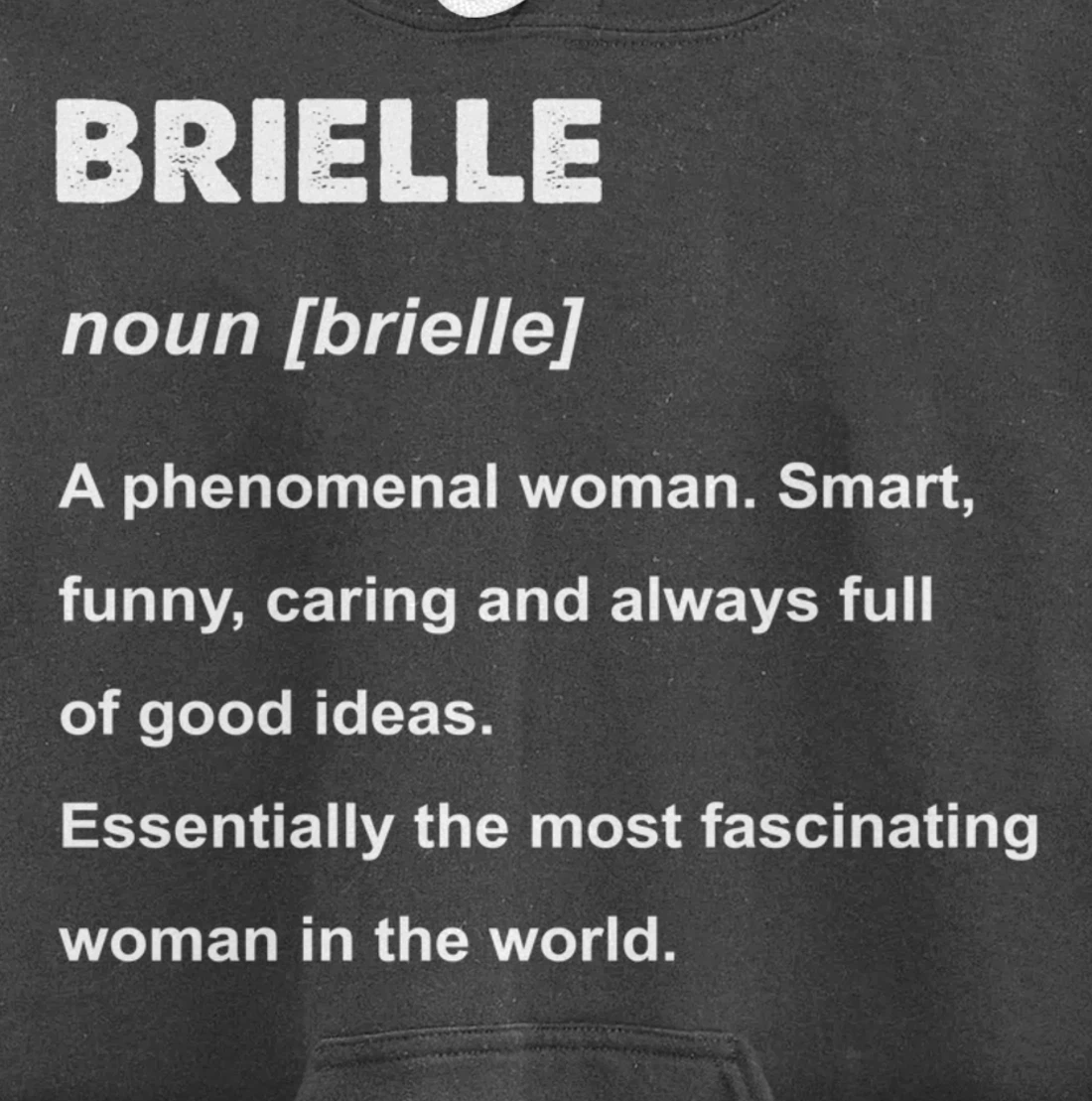 Brielle Name Pullover Hoodie
