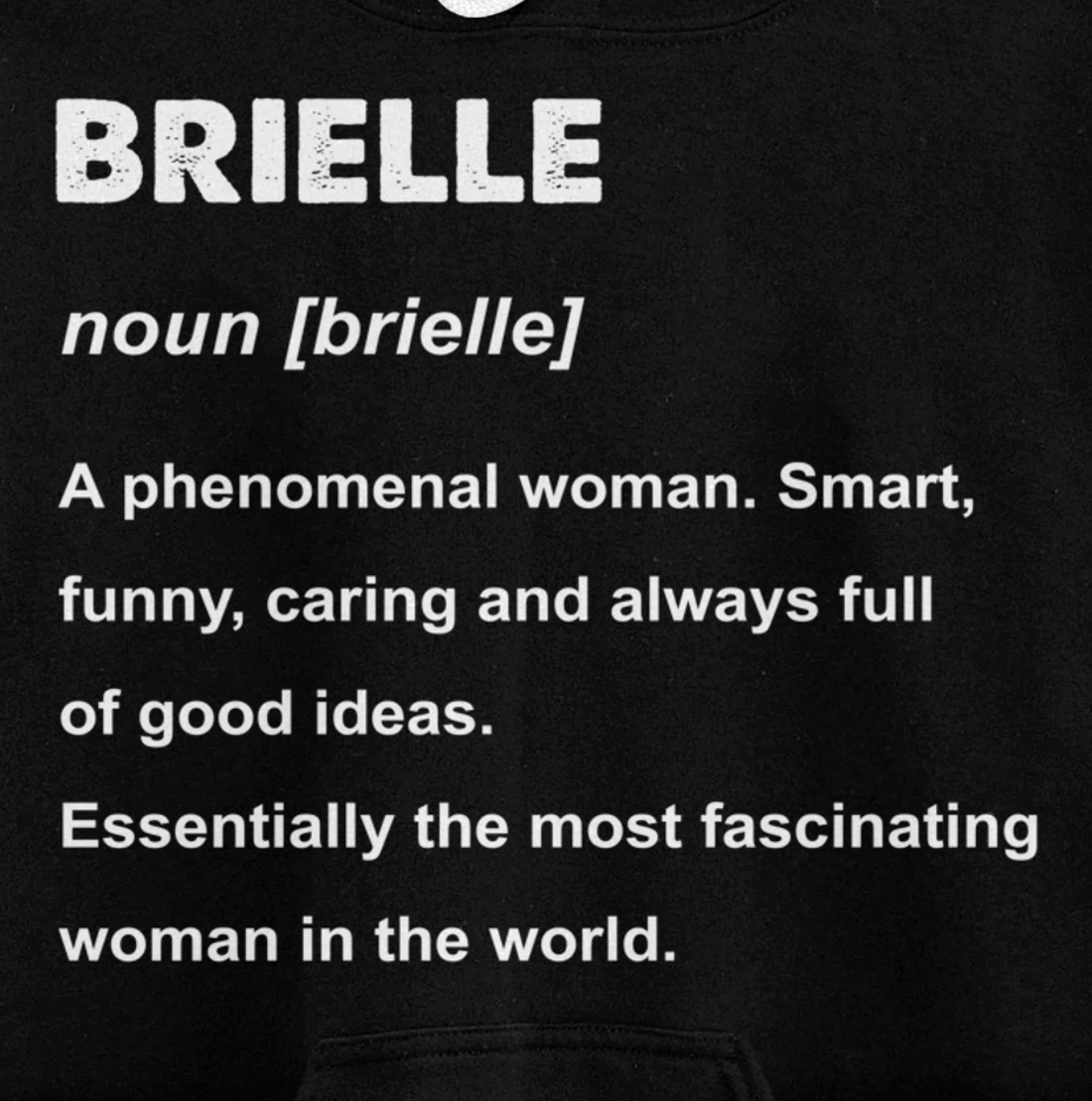 Brielle Name Pullover Hoodie