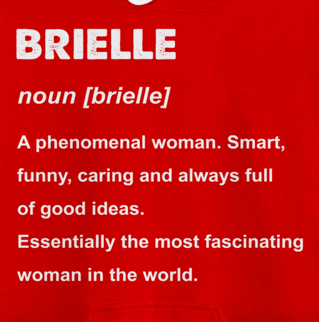 Brielle Name Pullover Hoodie