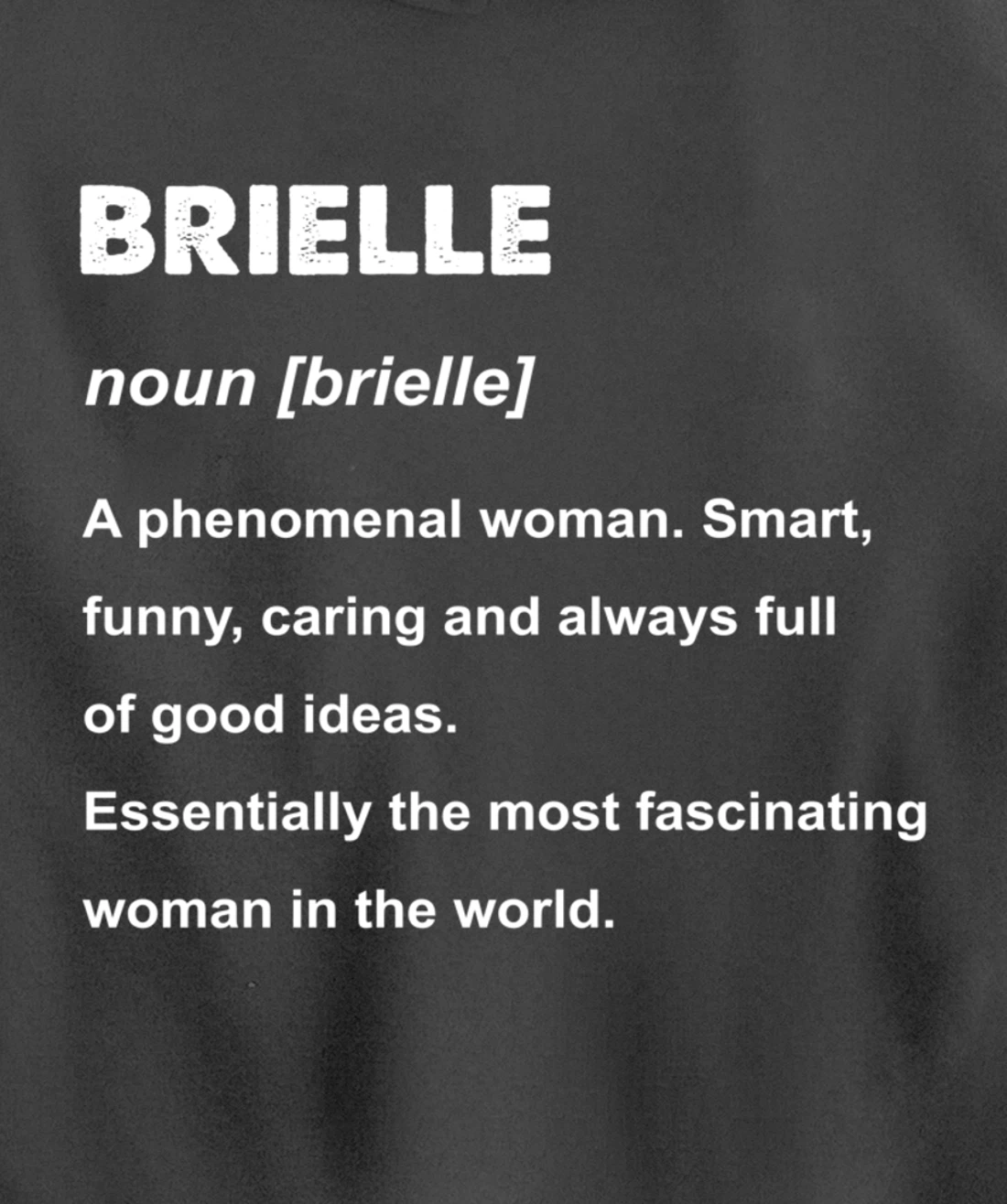 Brielle Name Pullover Hoodie