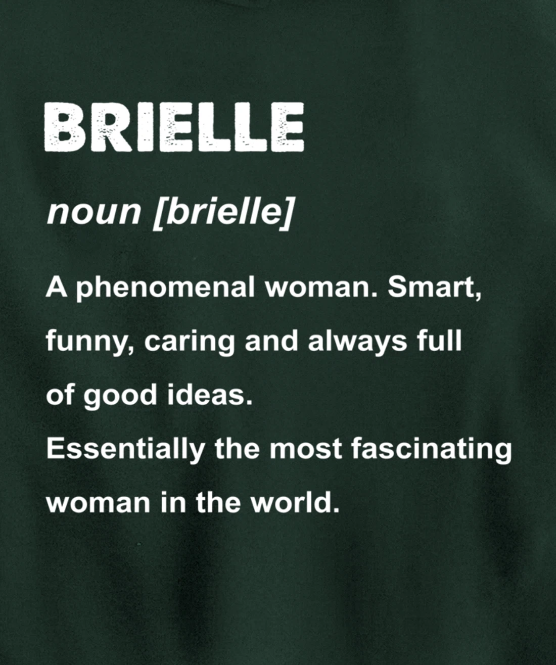 Brielle Name Pullover Hoodie