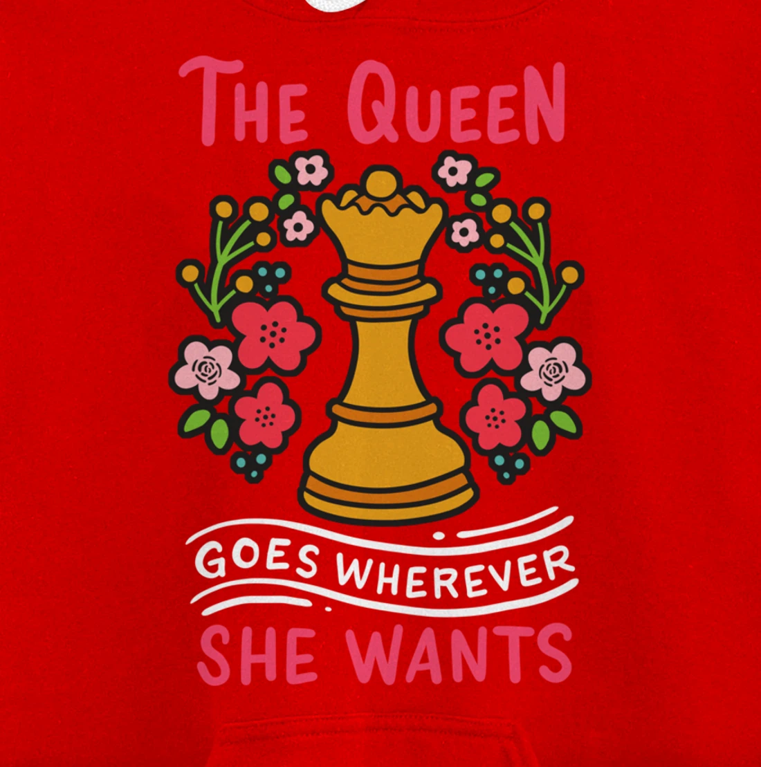 Chess Chessmen Chessboxing Queen Chess Player Gift Pullover Hoodie