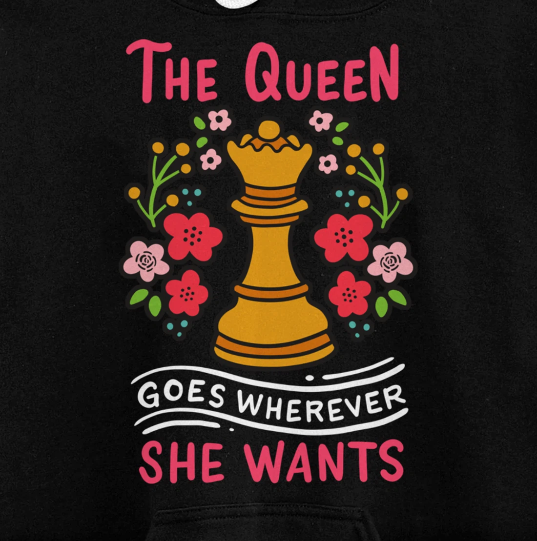 Chess Chessmen Chessboxing Queen Chess Player Gift Pullover Hoodie