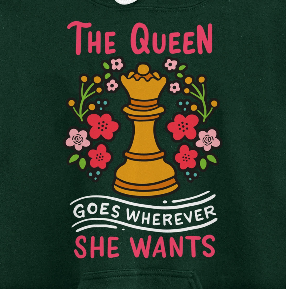 Chess Chessmen Chessboxing Queen Chess Player Gift Pullover Hoodie