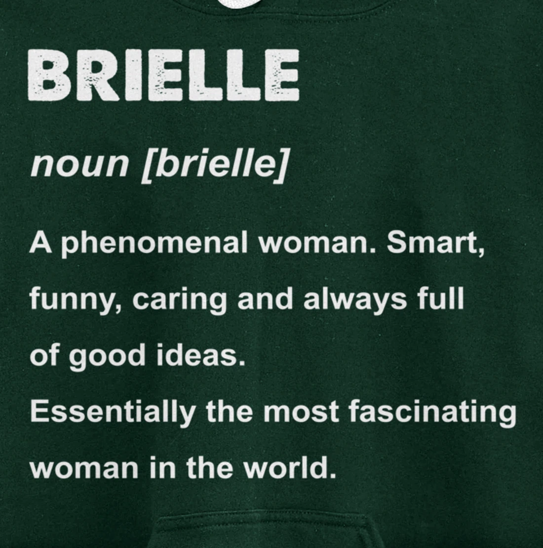 Brielle Name Pullover Hoodie