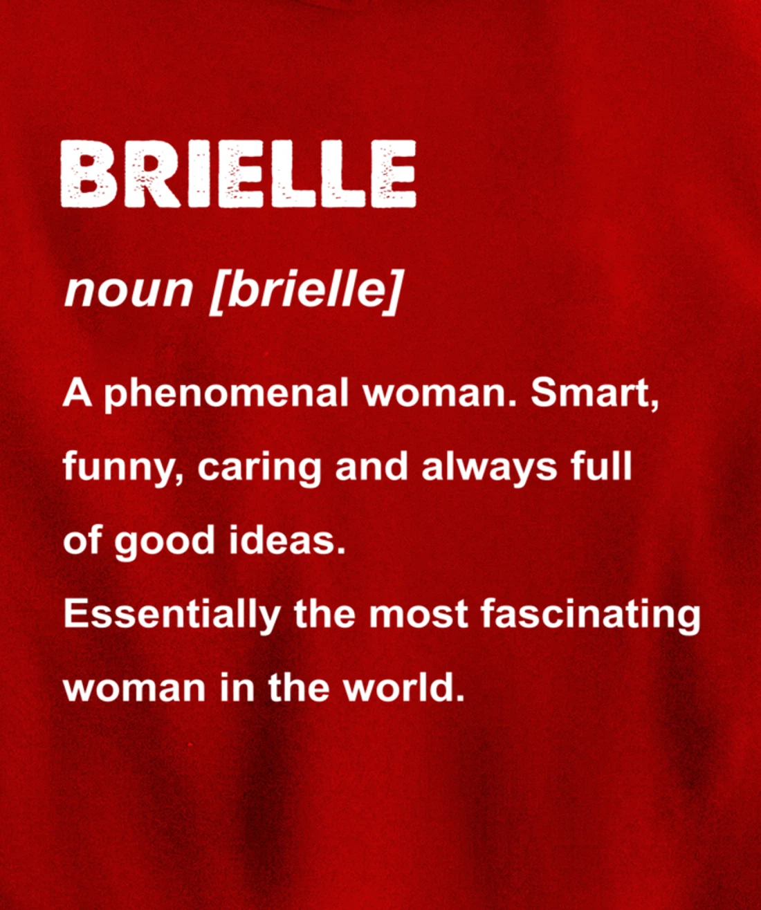 Brielle Name Pullover Hoodie