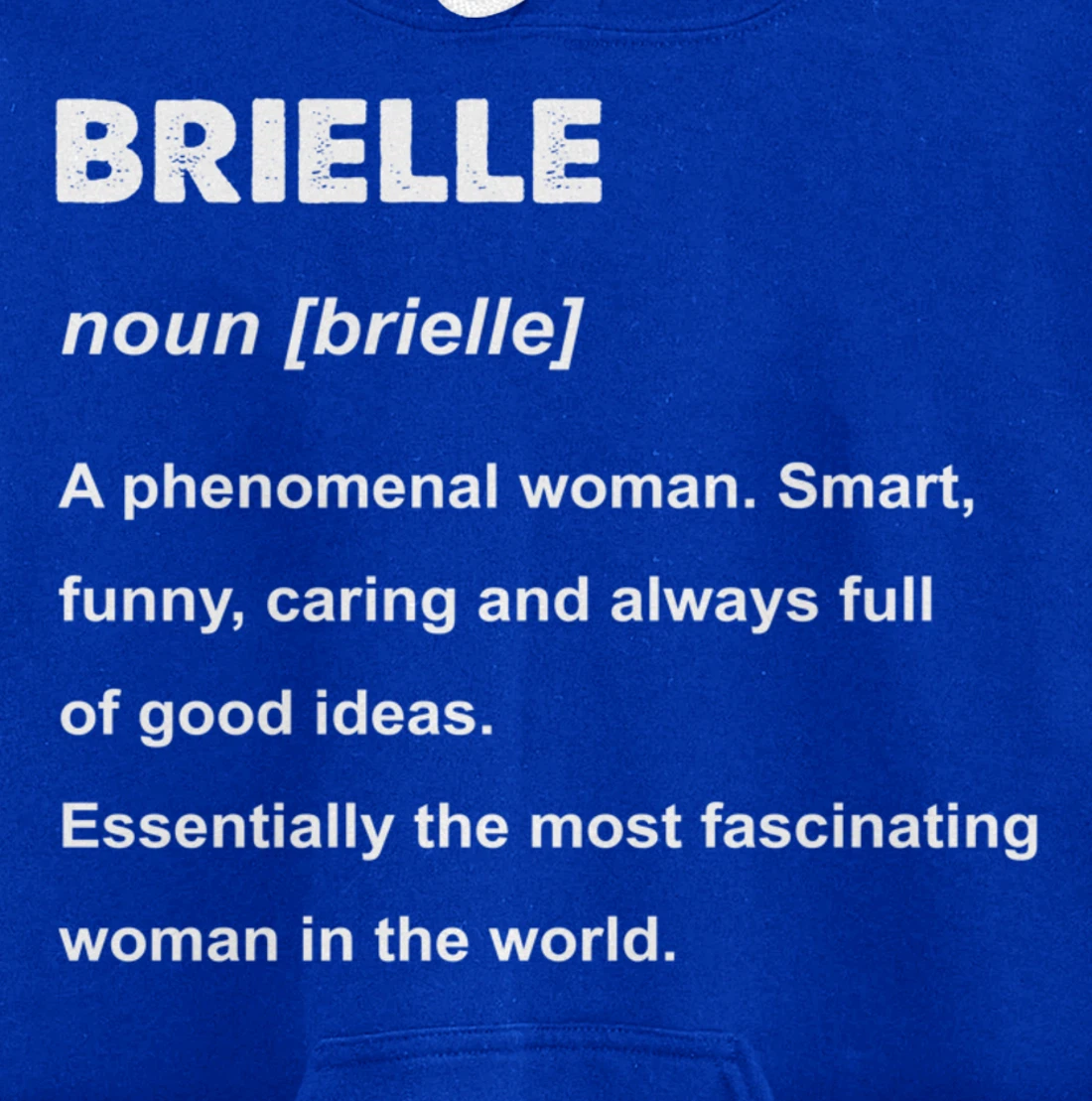 Brielle Name Pullover Hoodie