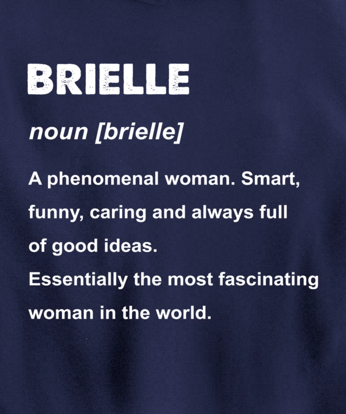 Brielle Name Pullover Hoodie