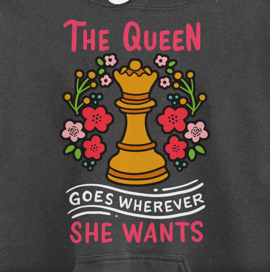 Chess Chessmen Chessboxing Queen Chess Player Gift Pullover Hoodie