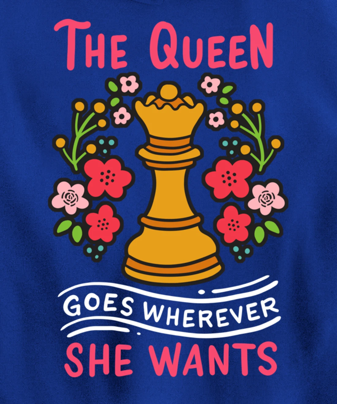 Chess Chessmen Chessboxing Queen Chess Player Gift Pullover Hoodie