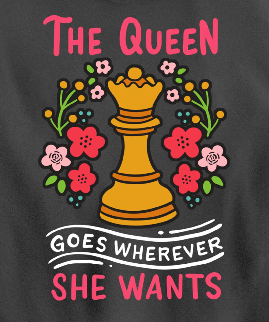 Chess Chessmen Chessboxing Queen Chess Player Gift Pullover Hoodie