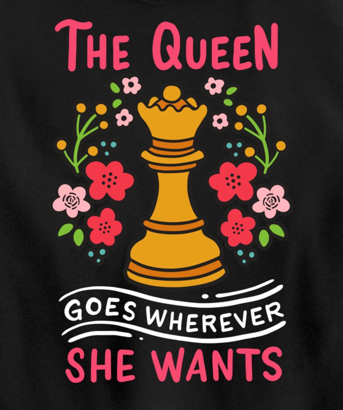 Chess Chessmen Chessboxing Queen Chess Player Gift Pullover Hoodie