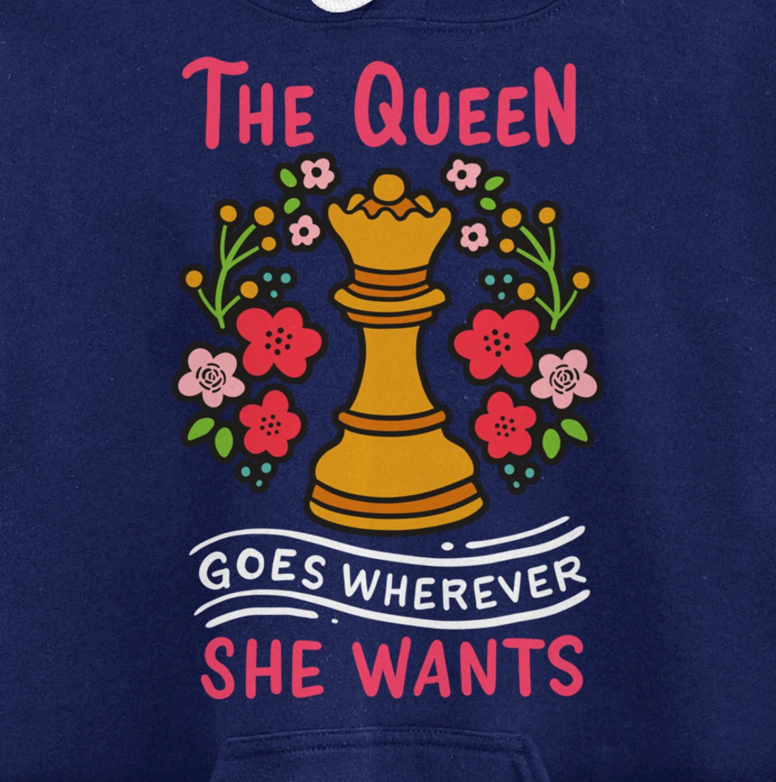 Chess Chessmen Chessboxing Queen Chess Player Gift Pullover Hoodie
