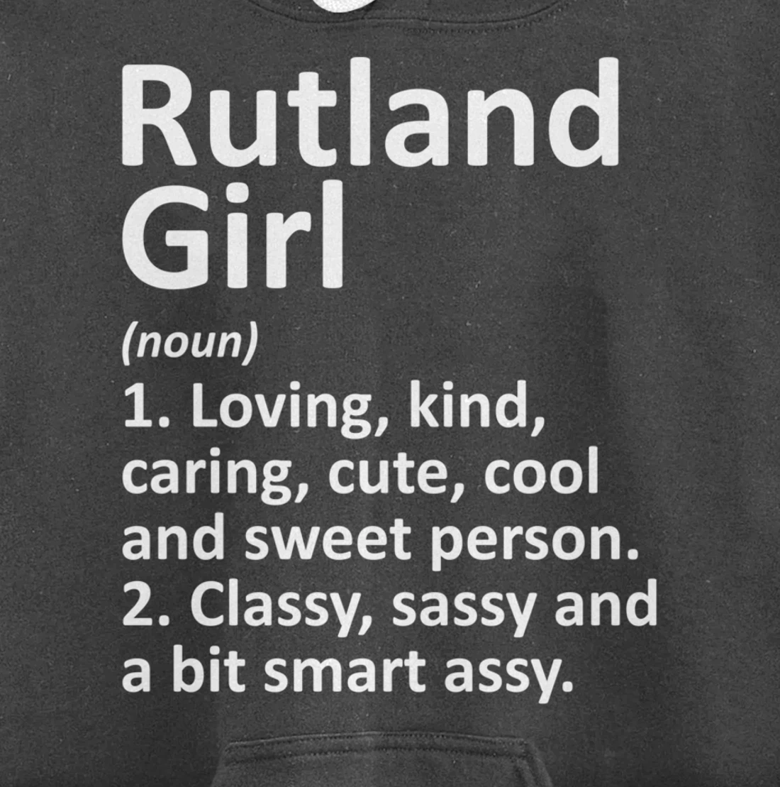 RUTLAND GIRL VT VERMONT Funny City Home Roots Gift Pullover Hoodie