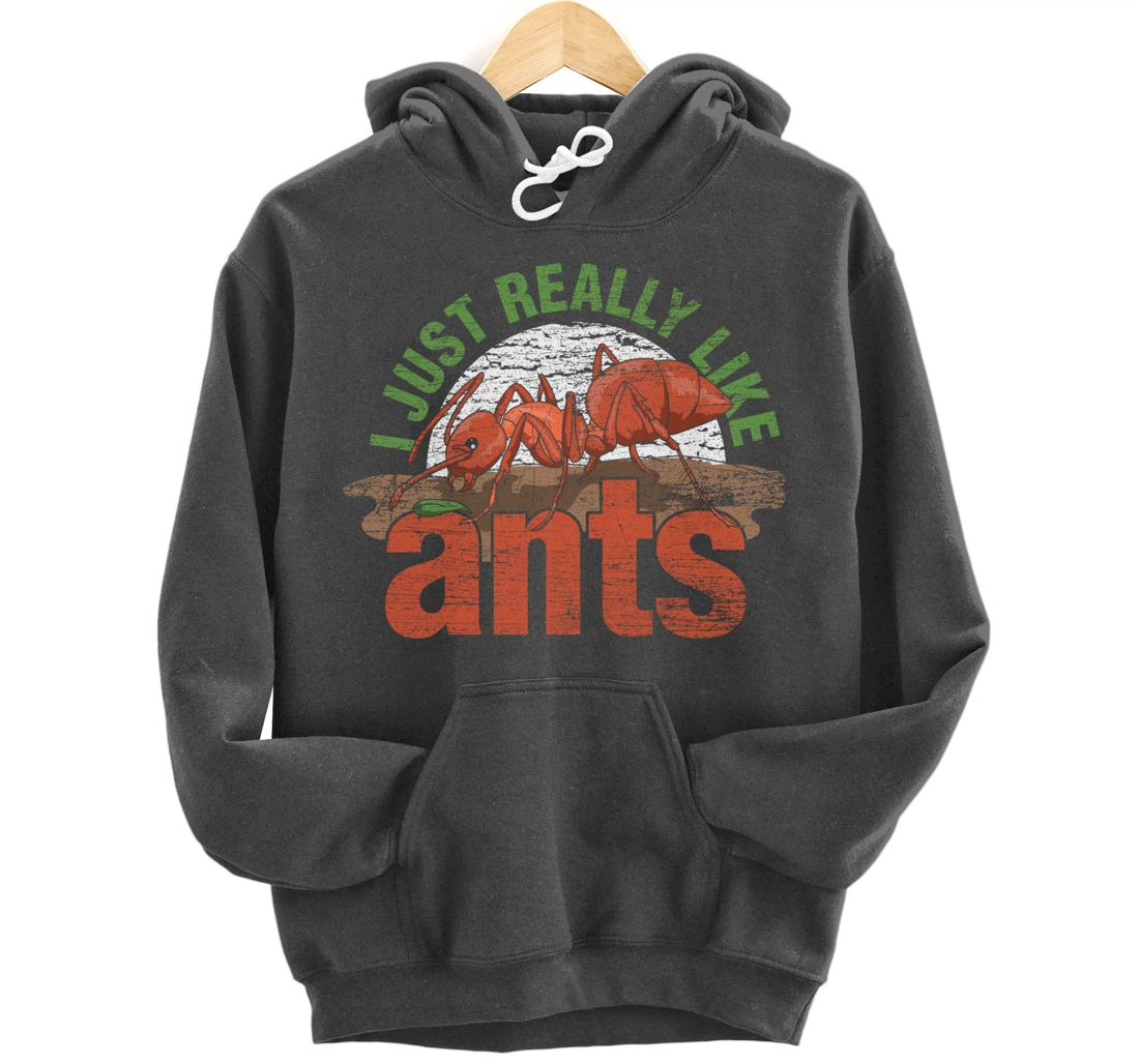 Ant Keeper Gift Idea Entomology Lover Ant Pullover Hoodie