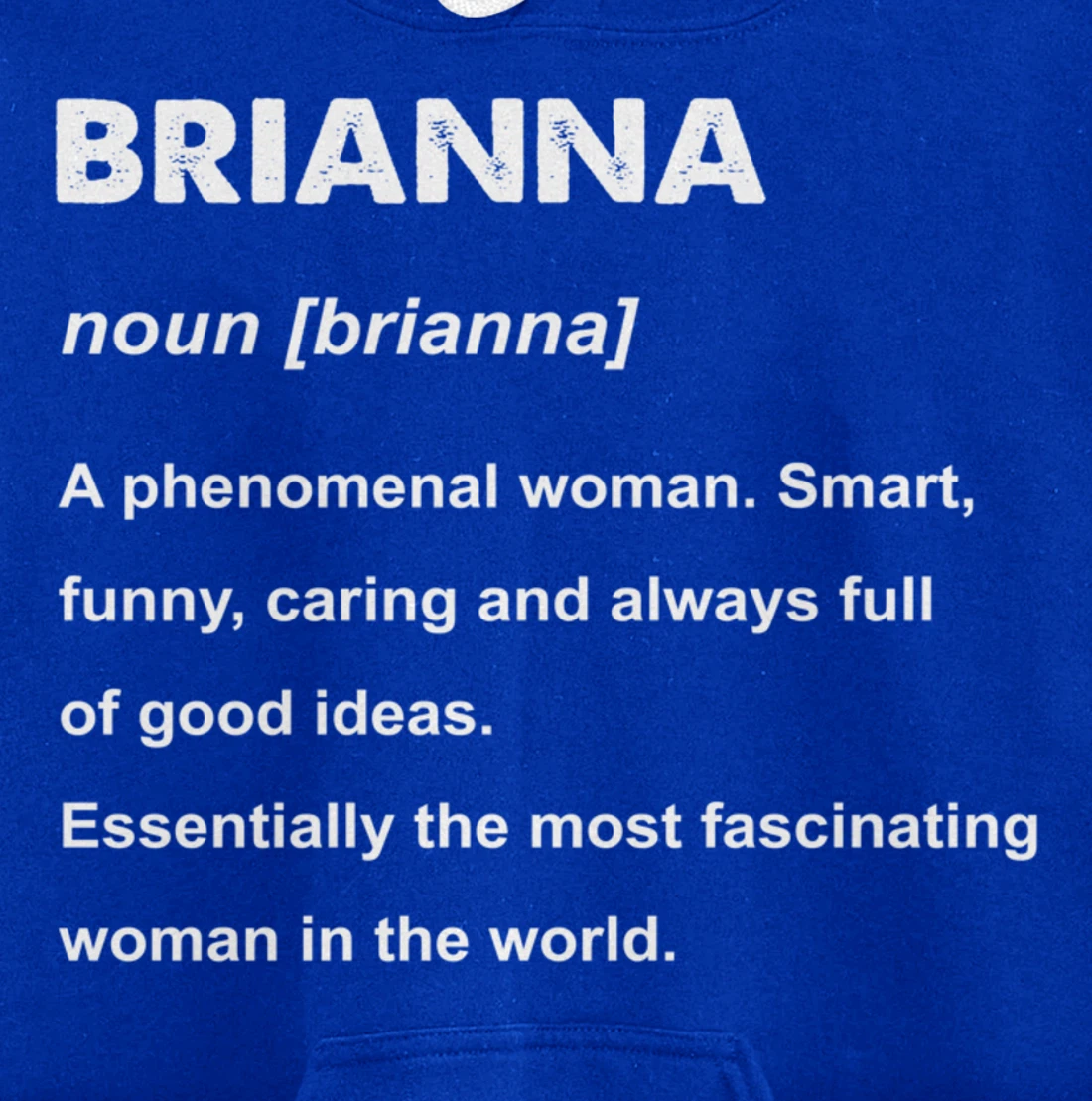 Brianna Name Pullover Hoodie