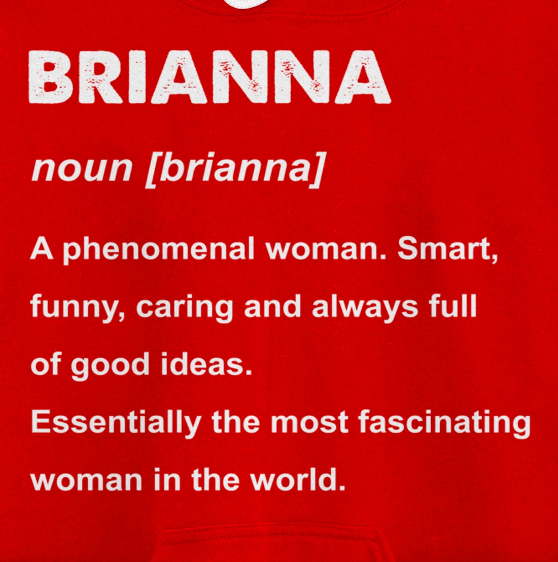 Brianna Name Pullover Hoodie