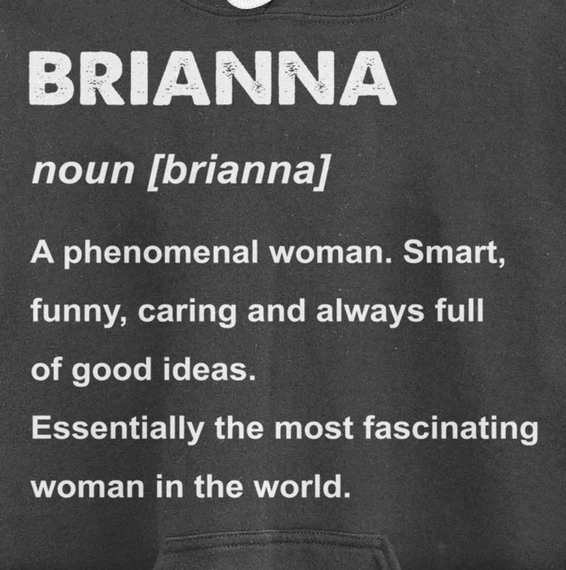 Brianna Name Pullover Hoodie
