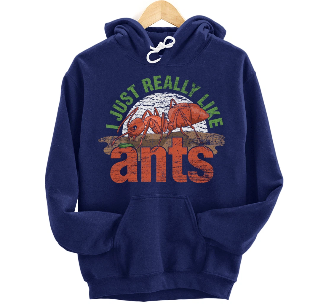 Ant Keeper Gift Idea Entomology Lover Ant Pullover Hoodie
