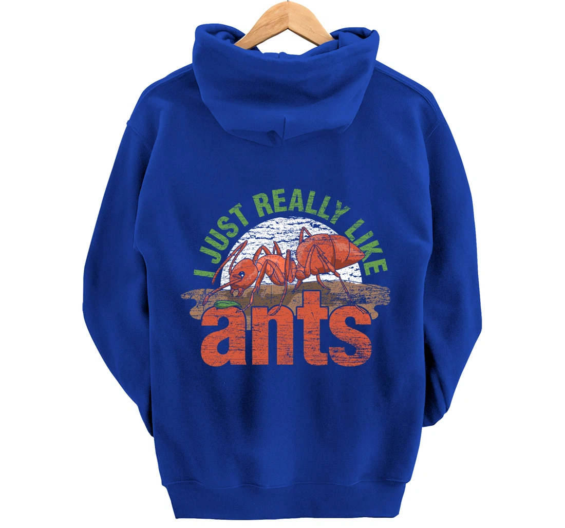 Ant Keeper Gift Idea Entomology Lover Ant Pullover Hoodie