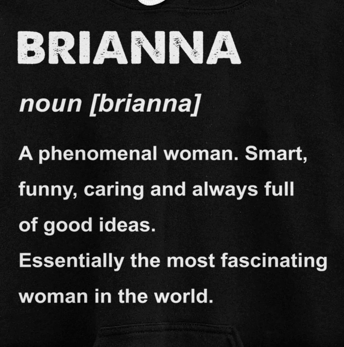 Brianna Name Pullover Hoodie