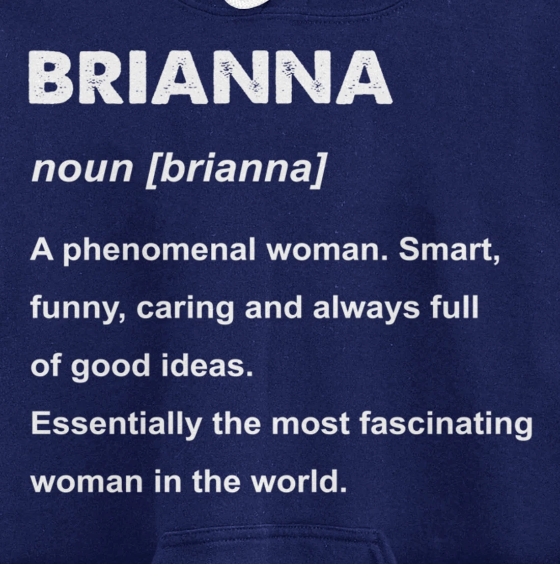 Brianna Name Pullover Hoodie