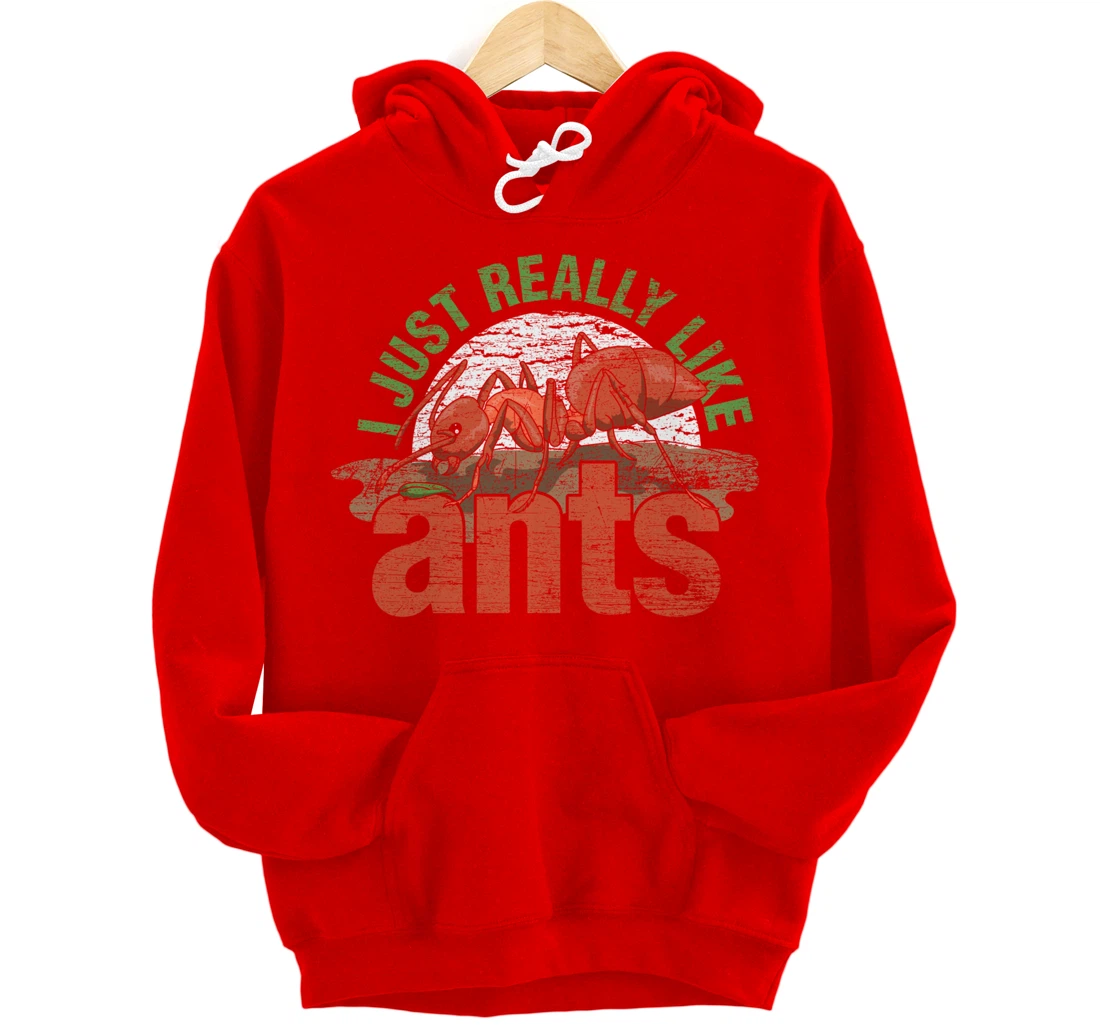 Ant Keeper Gift Idea Entomology Lover Ant Pullover Hoodie