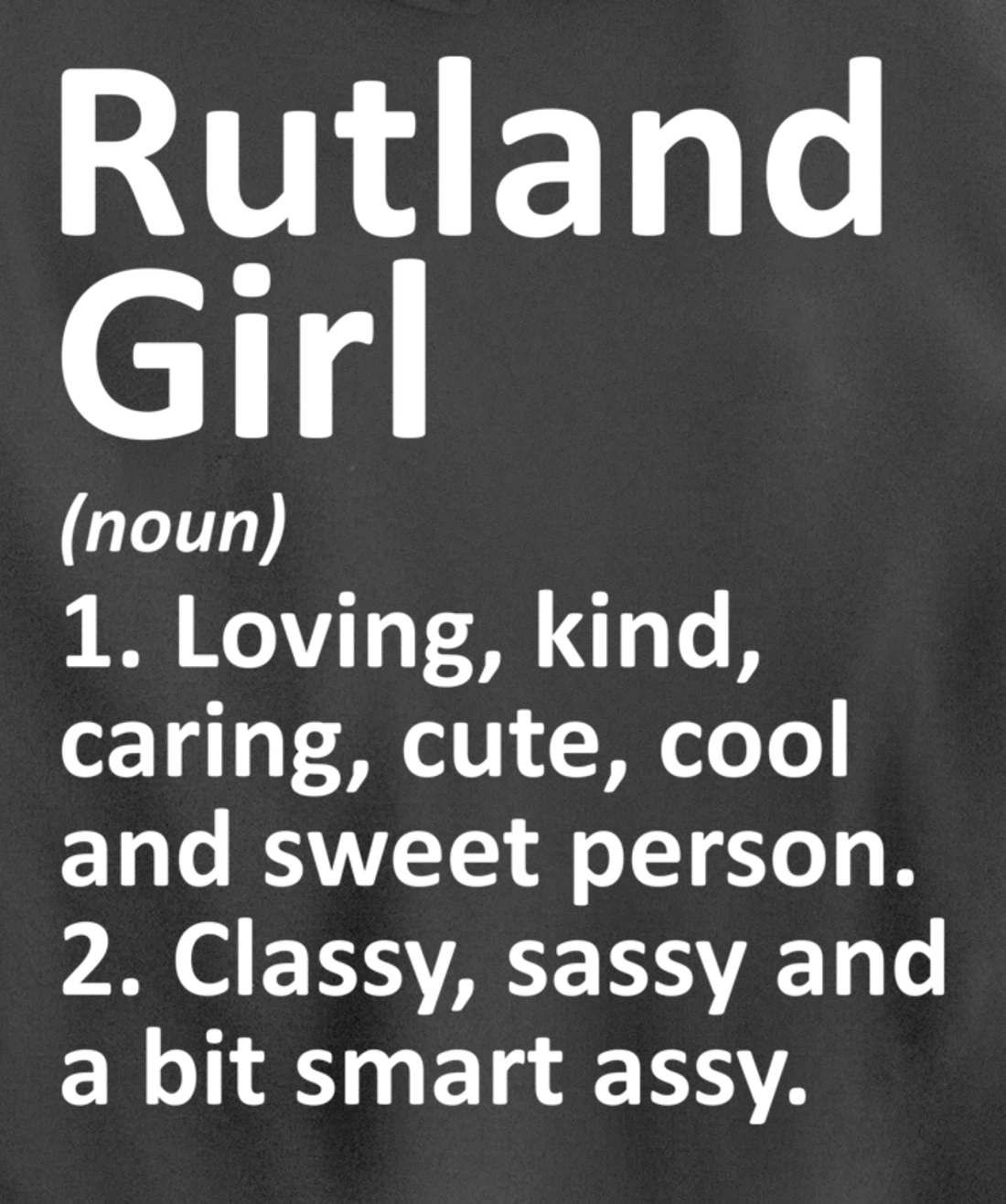 RUTLAND GIRL VT VERMONT Funny City Home Roots Gift Pullover Hoodie