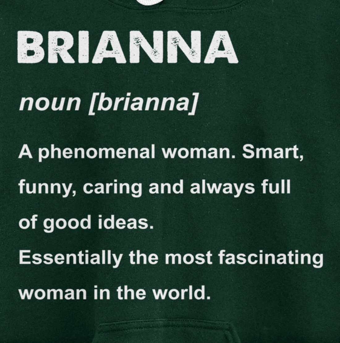 Brianna Name Pullover Hoodie