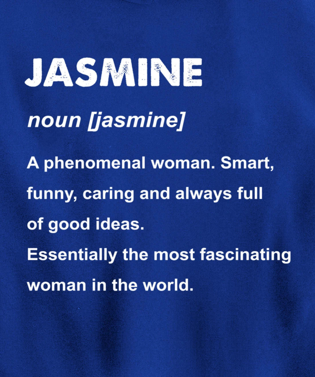 Jasmine Name Pullover Hoodie