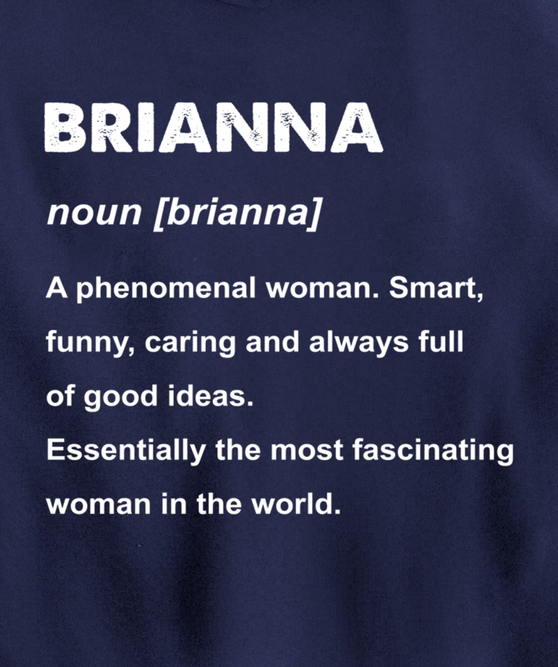 Brianna Name Pullover Hoodie