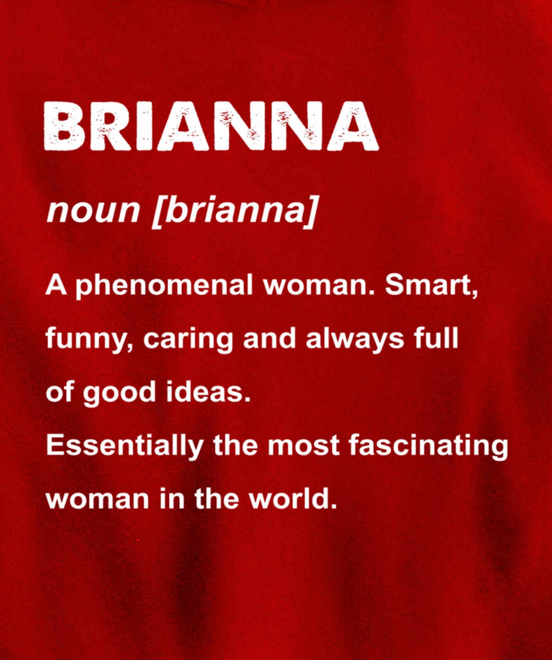Brianna Name Pullover Hoodie