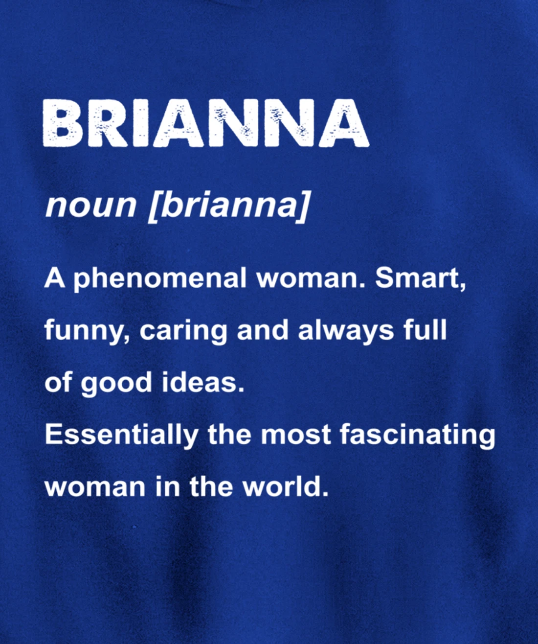 Brianna Name Pullover Hoodie