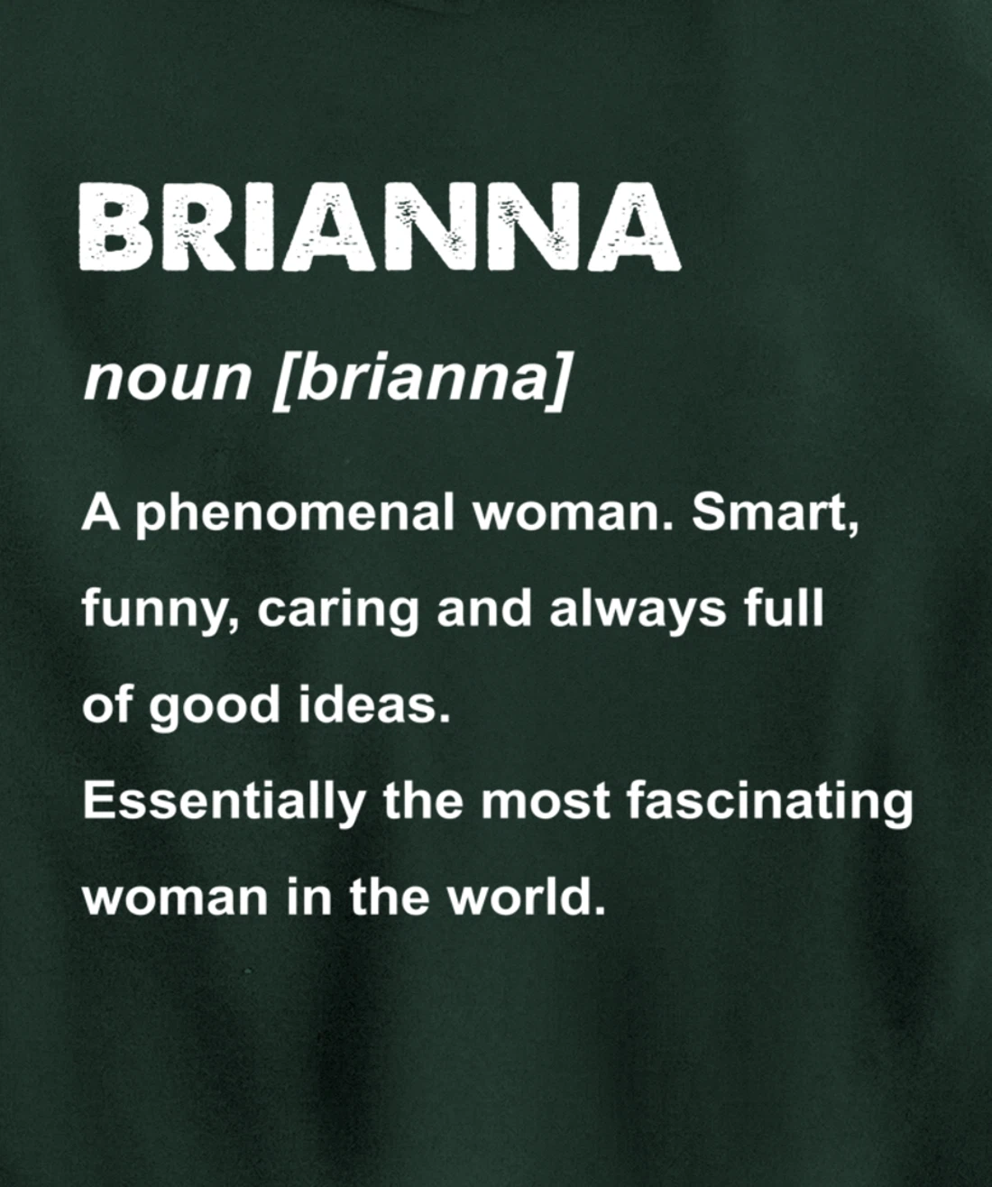 Brianna Name Pullover Hoodie