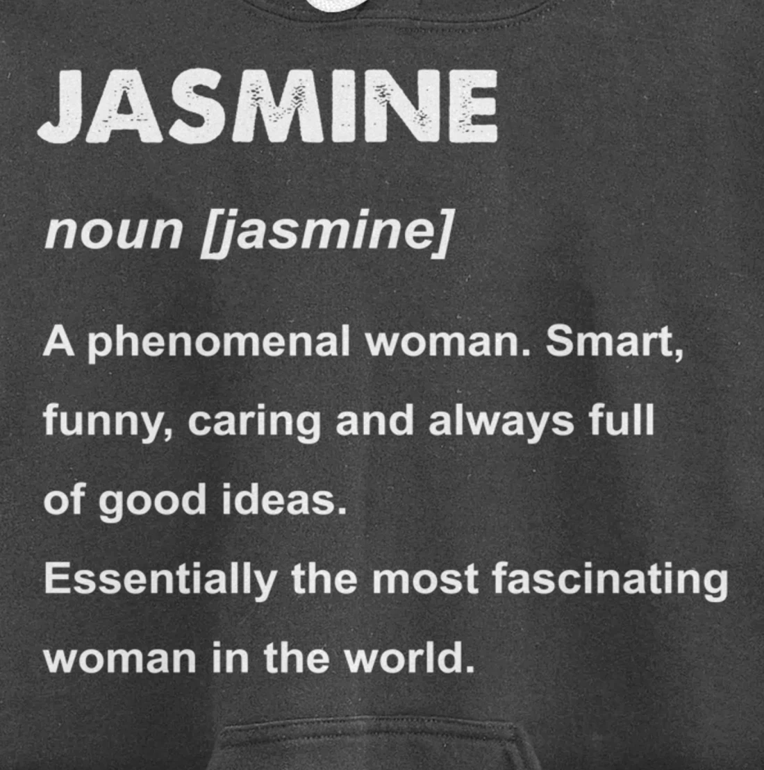 Jasmine Name Pullover Hoodie