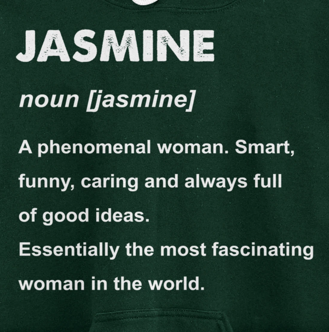 Jasmine Name Pullover Hoodie
