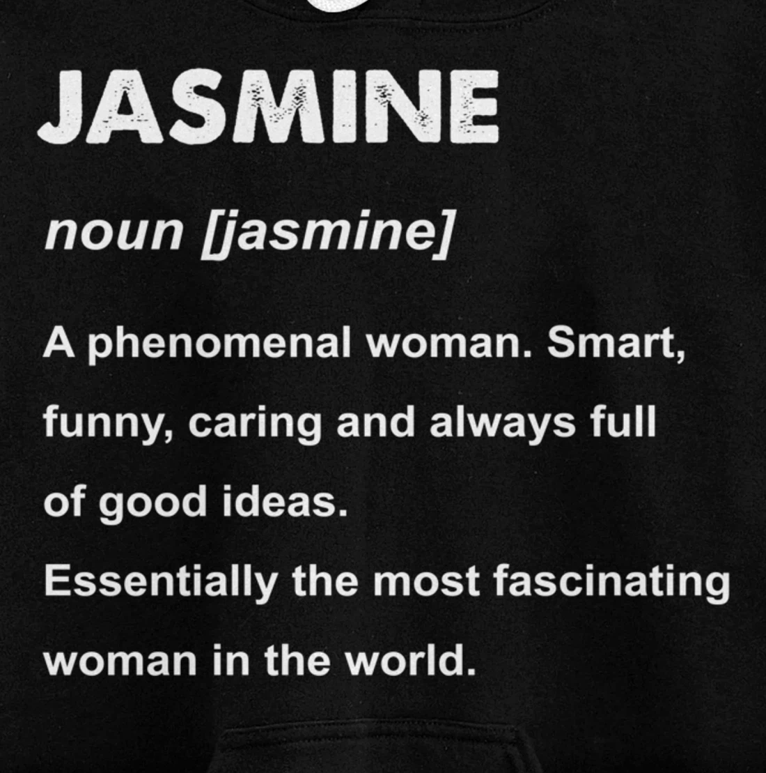 Jasmine Name Pullover Hoodie