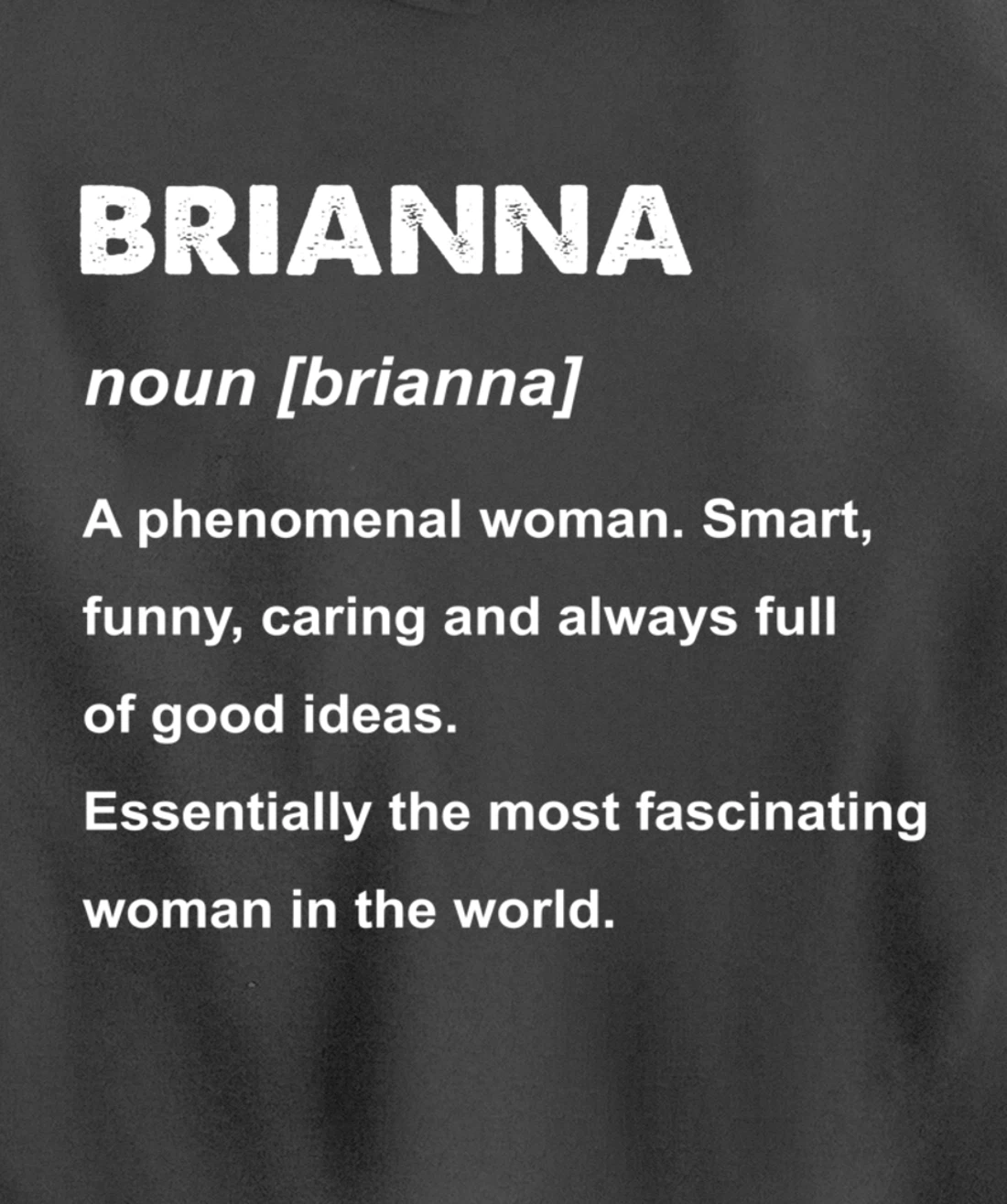 Brianna Name Pullover Hoodie