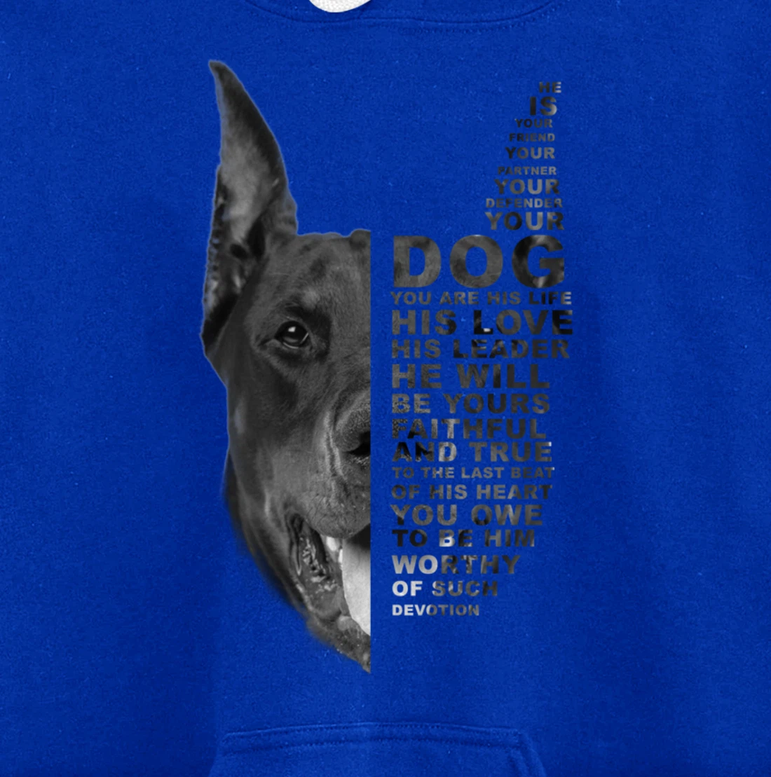 He Is Your Friend Your Partner Your Dog Doberman Dogs Lover Pullover Hoodie